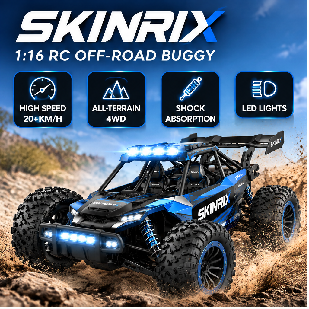 🔨SKINRIX™ 1:16 4WD High-Speed Off-Road RC Buggy