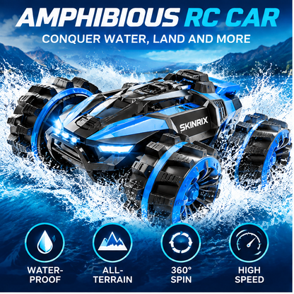 🍳SKINRIX™ Amphibious 4WD Waterproof Stunt RC Car