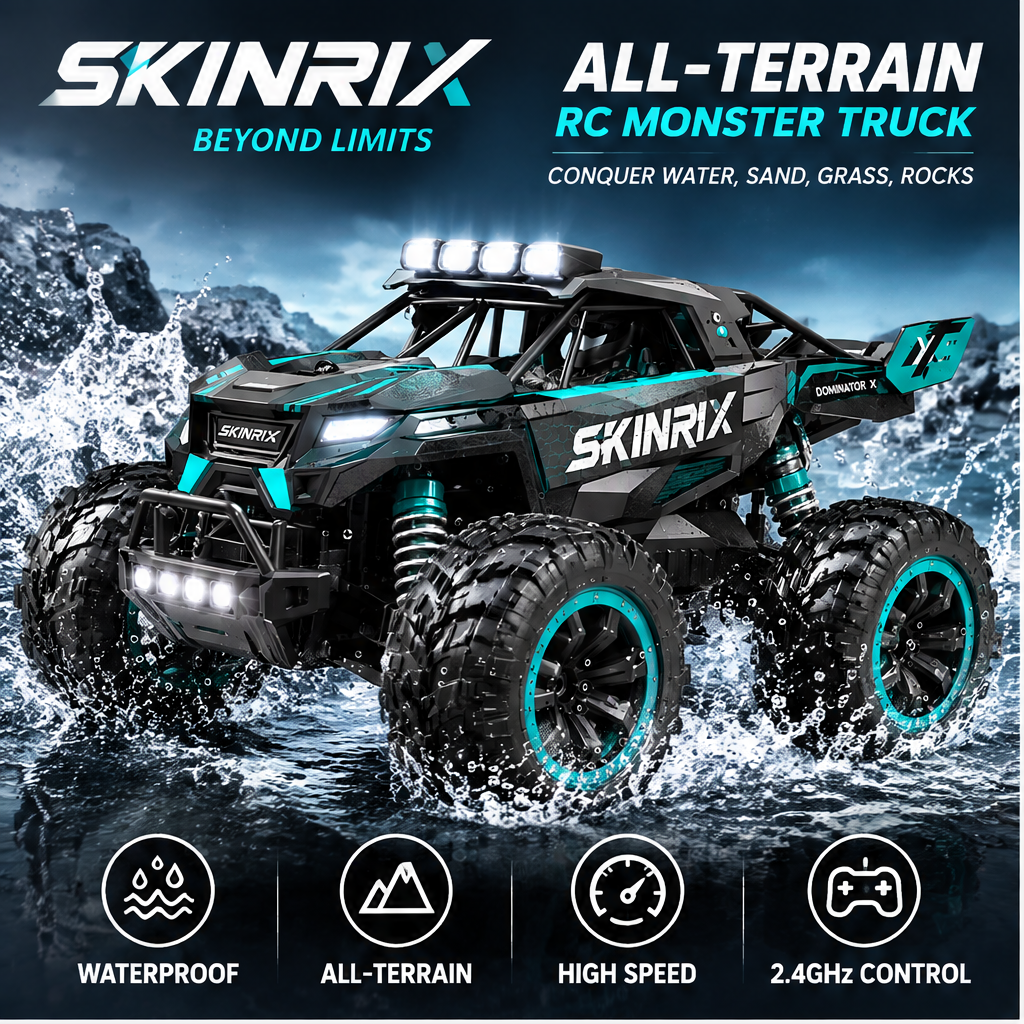 🚀SKINRIX™ All-Terrain High-Speed RC Monster Truck