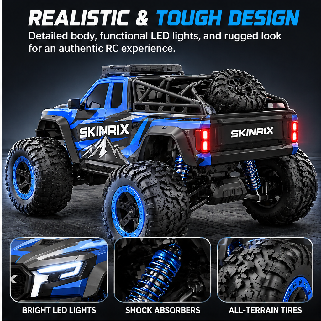 🎁SKINRIX™ Large Size Off-Road RC Monster Truck