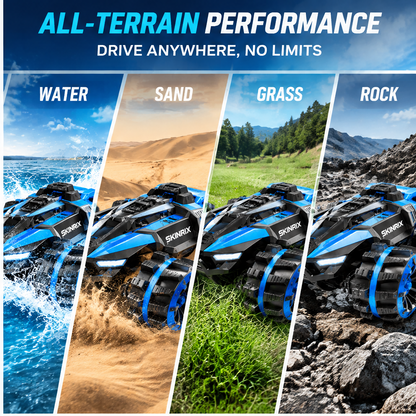 🍳SKINRIX™ Amphibious 4WD Waterproof Stunt RC Car