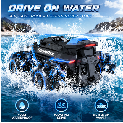 🌈SKINRIX™ All-Terrain Amphibious RC Car with Mecanum Wheels