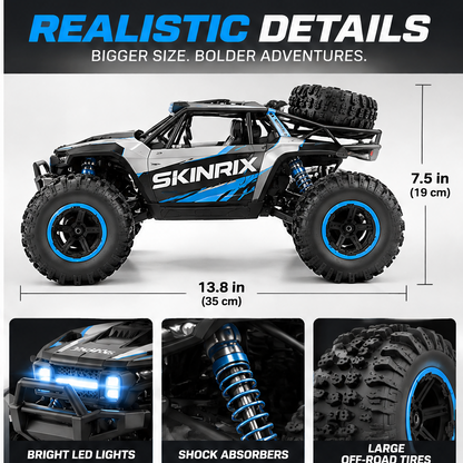 🎮SKINRIX™ 4WD Rock Crawler RC Car