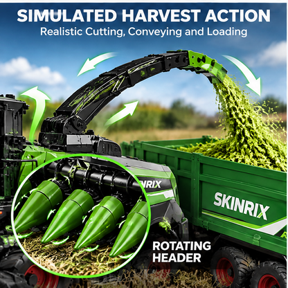🧪SKINRIX™ 1:24 Scale RC Farm Harvester Play Set