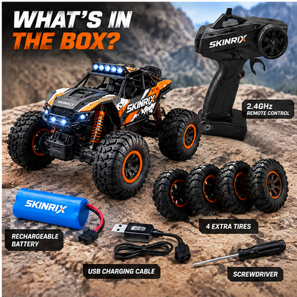 🛡️SKINRIX™ 1:16 4WD All-Terrain RC Rock Crawler