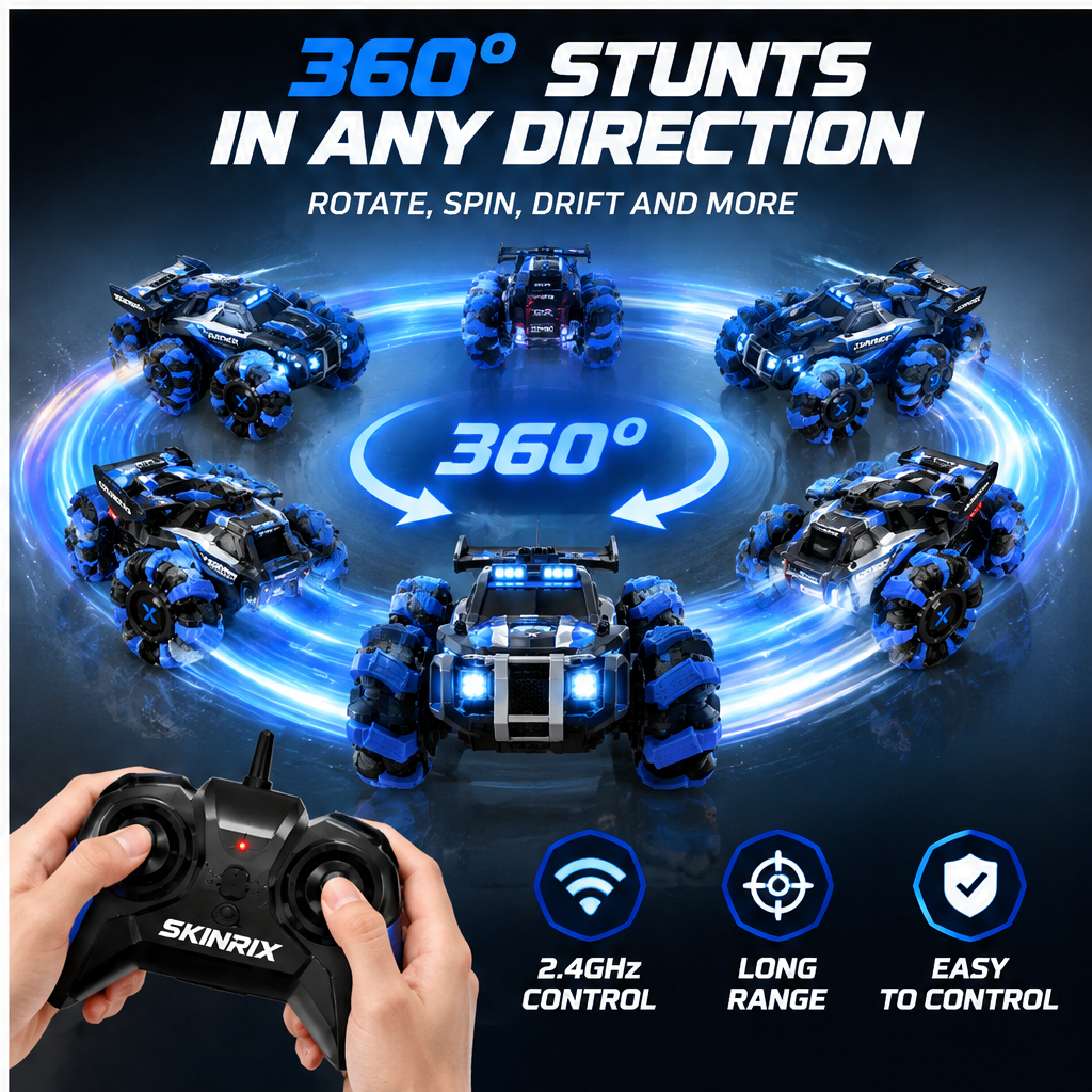 🌍SKINRIX™ Amphibious All-Terrain RC Car