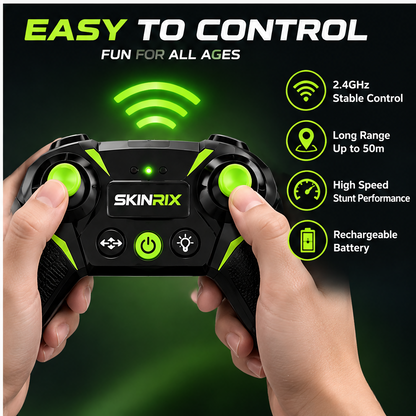 🔋SKINRIX™ All-Terrain Stunt RC Car with Omni Wheels