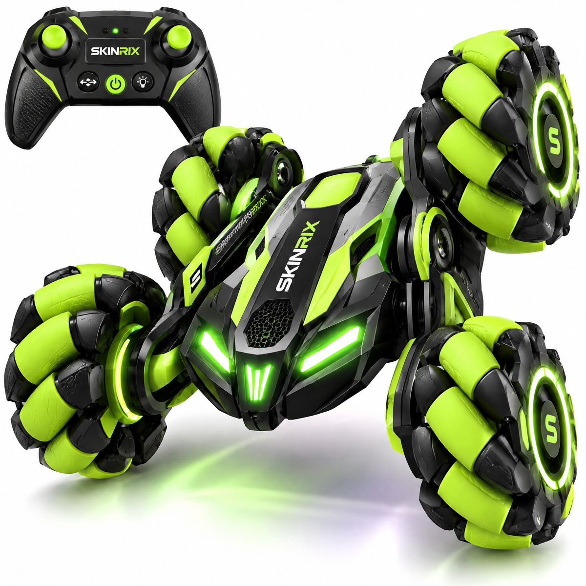 🔋SKINRIX™ All-Terrain Stunt RC Car with Omni Wheels