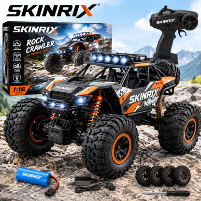 🛡️SKINRIX™ 1:16 4WD All-Terrain RC Rock Crawler