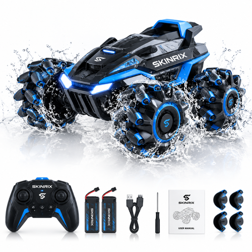 🌈SKINRIX™ All-Terrain Amphibious RC Car with Mecanum Wheels